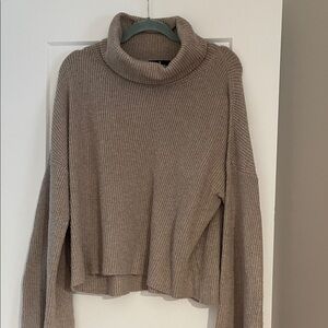 Lulu's Warm Brown Turtleneck Sweater